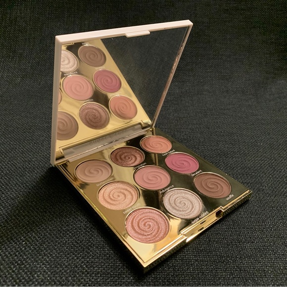 NEW TARTE Sweet Tarte Frosted Eyeshadow Palette Rose Gold Neutrals Metallic - Picture 3 of 4